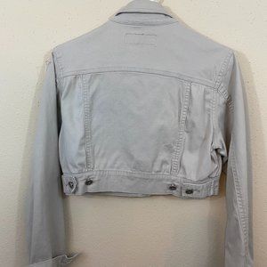 Heat Wave Tan Vintage Crop Jacket Size M